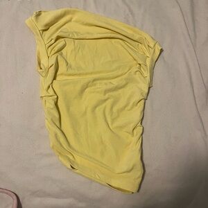 Off-Shoulder Yellow Top